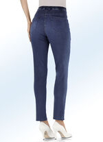 Pull-on-jeans DONKERBLAUW