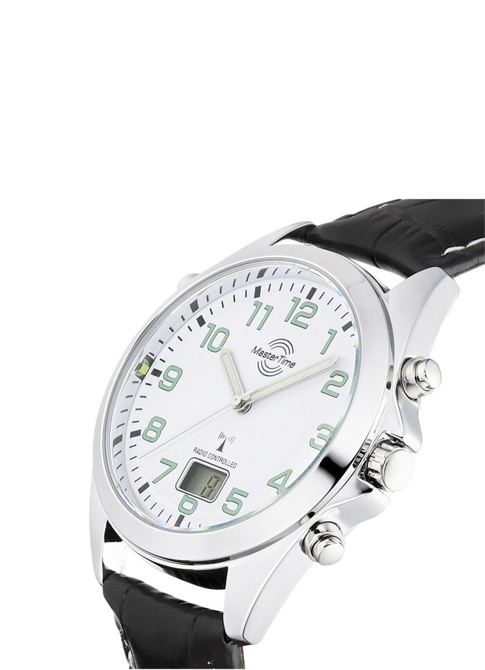 Master Time radiografisch herenhorloge met leren band 