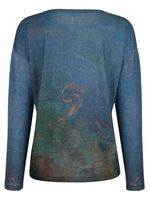 Shirt met subtiele bloemenprint 