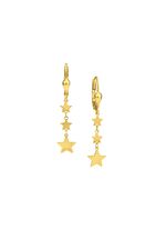 Prachtige steroorbellen van fijn goud 585/- 