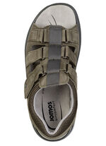 Sportieve herensandalen, breedte H, met klittenbandsluiting KHAKI
