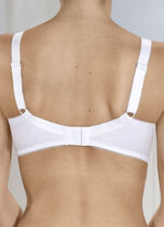 Naturana-bh met jacquardmotief WIT