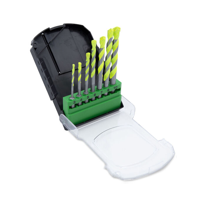 Hammersmith Drill Bit Pro-boorkoppen ZWART-ZILVER