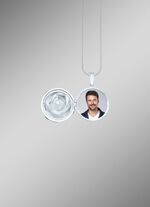 Medaillon met roosontwerp 