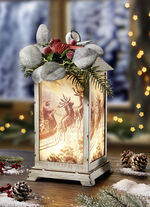 Verlichte lantaarn, op batterijen 