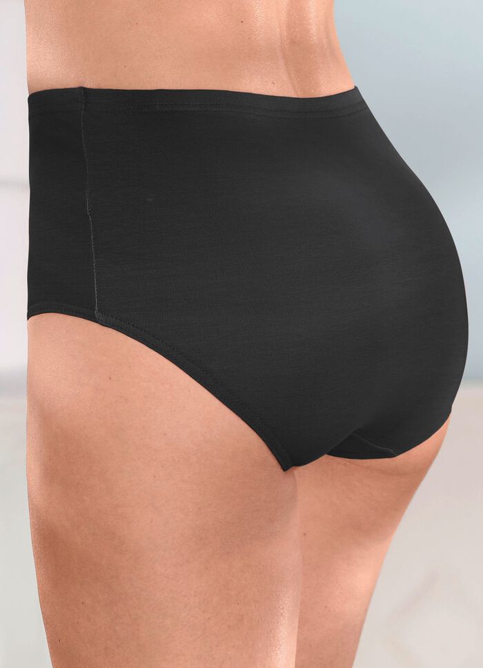 Set van vier slips met elastische tailleband 