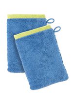 Omkeerbare badstofserie BLAUWE PISTACHE