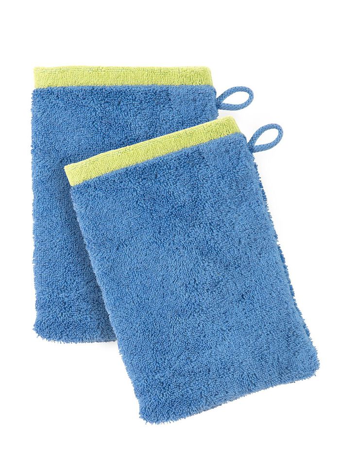 Omkeerbare badstofserie BLAUWE PISTACHE