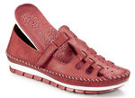 Gemini mocassinpantoffels in een zomers design ROOD