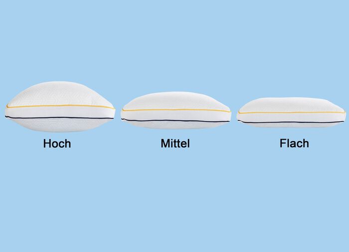 Kussen met gelschuimvlokkenvulling 