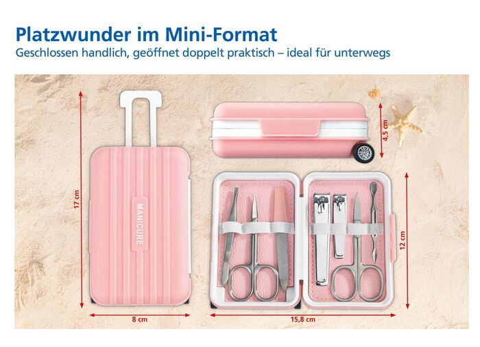 Manicure- en pedicureset, 7-delig 