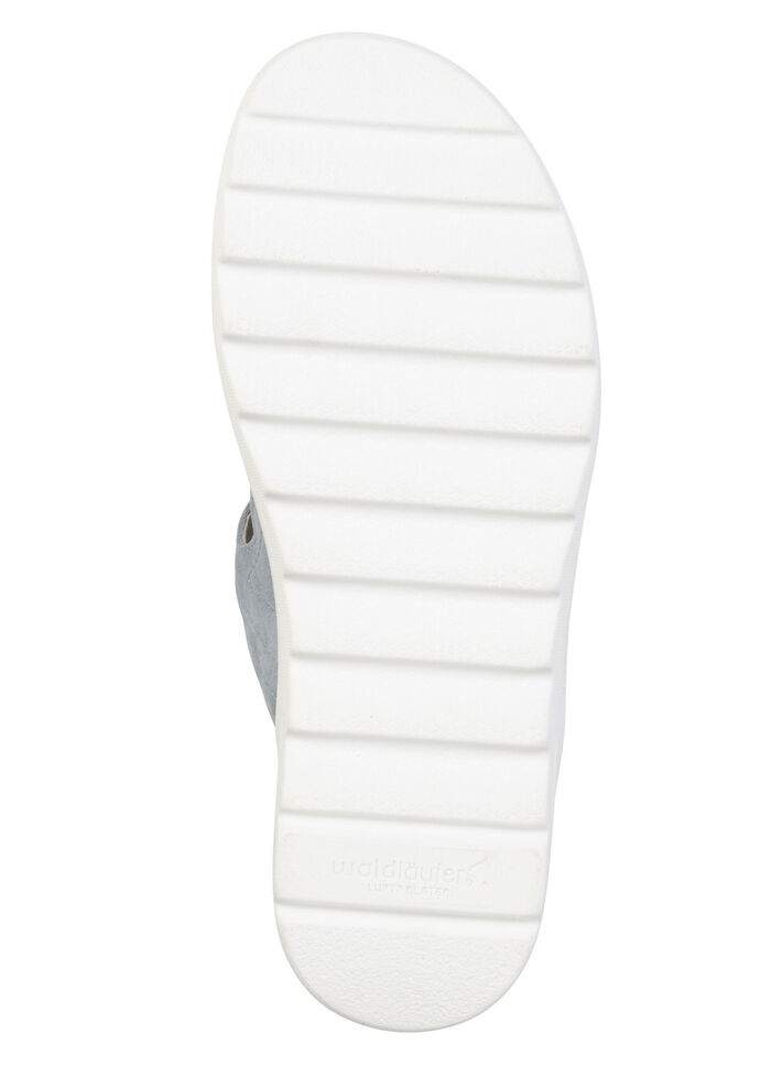 Waldl&auml;ufer, comfortabele damesmuiltjes, breedte H, met uitneembaar voetbed BLEU