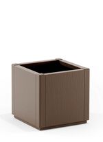 Plantenbak gemaakt van gerecycled polypropyleen TAUPE