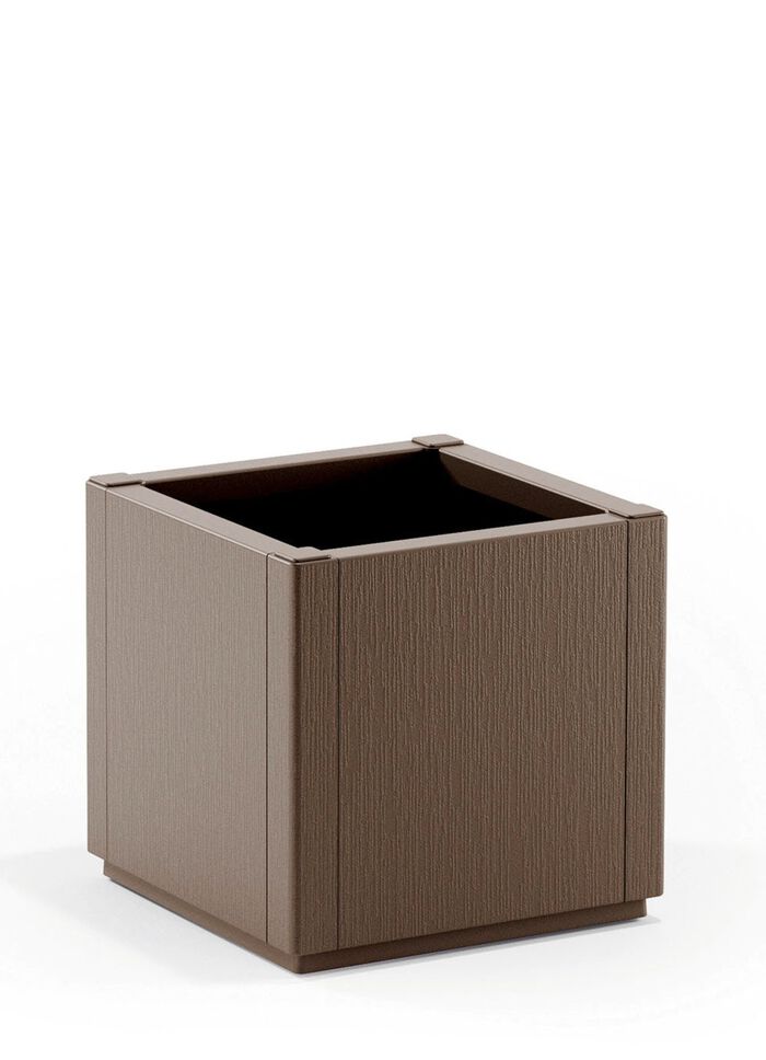 Plantenbak gemaakt van gerecycled polypropyleen TAUPE