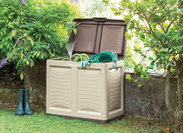 Universele box van temperatuur- en UV-bestendig kunststof BEIGE