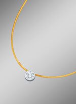 Solitaire ketting met loepzuivere briljant 