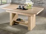 Salontafel, in hoogte verstelbaar en uitschuifbaar EIK SONOMA