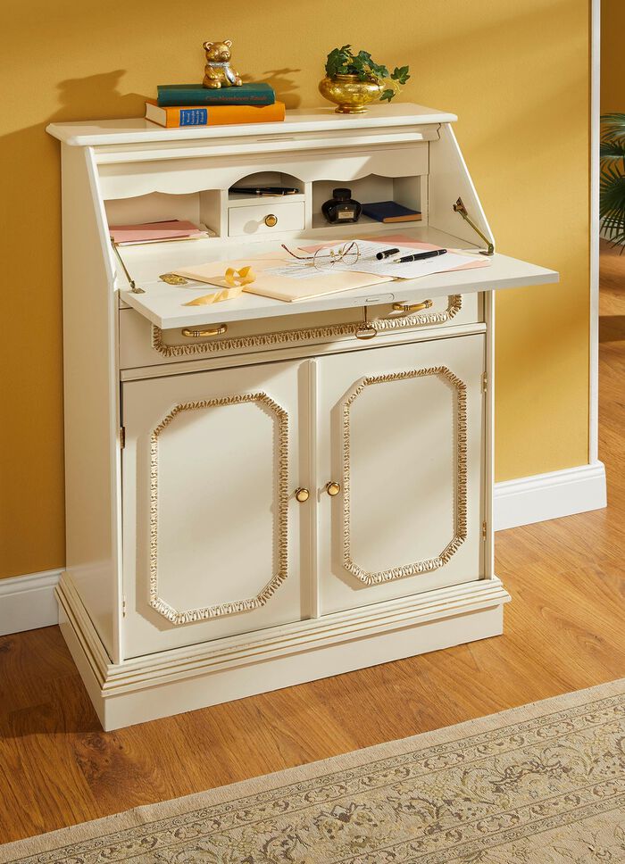 Hoogwaardige meubelserie met echt houtfineer CR&Egrave;ME-GOUD