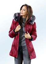 Functioneel jack met afneembare rand van imitatiebont KERSROOD