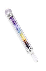 Chakrastaafje, met bergkristalpunt 