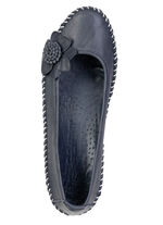 Gemini, chique damesballerina&#39;s, breedte G, met uitneembaar voetbed MARINE