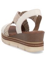 Remonte sandalen met gevlochten details LICHTBEIGE-ZAND