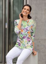 Shirttuniek met felgekleurde print 