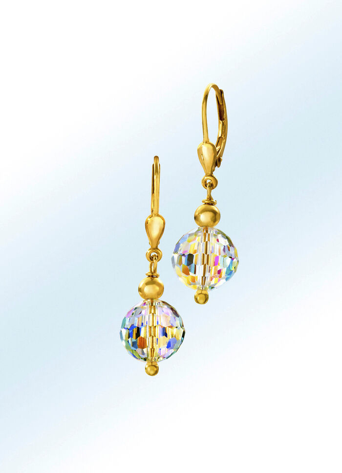 Oorbellen met Swarovski-kogels 