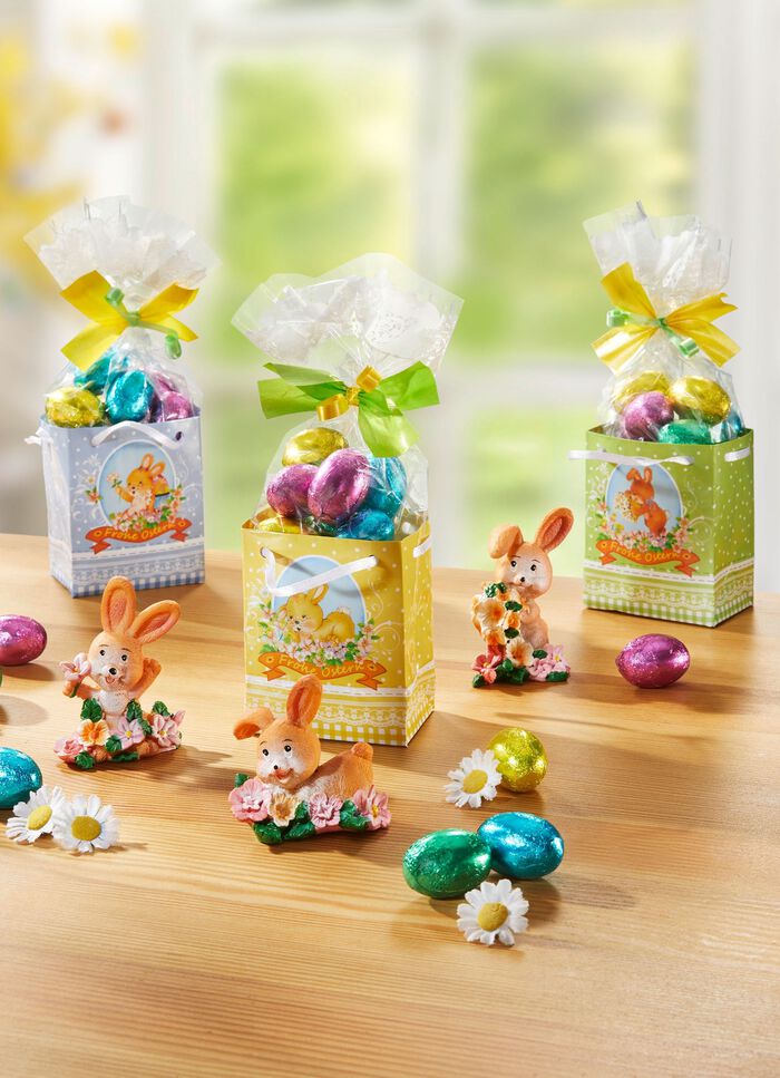 Cadeauzakjes Vrolijk Pasen, set van 3 