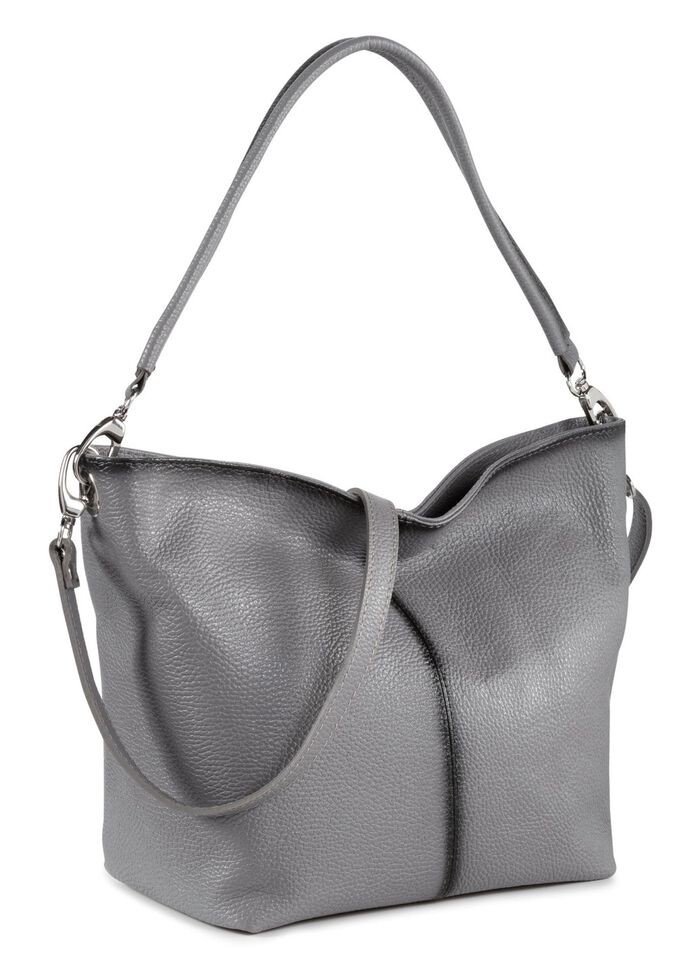 Laurina tas met miereneffect GRIJS