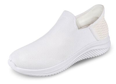 Comfortabele, soepel glijdende, elastische sneaker met memory foam 