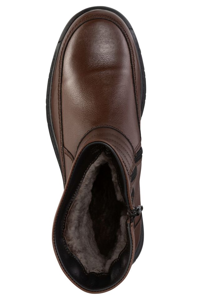 GINO GALANTE, gevoerde herenlaarzen, winterschoenen, met lamsvacht 