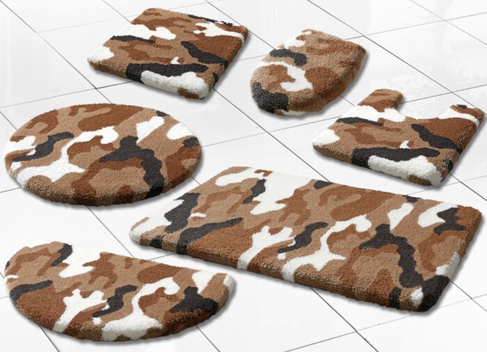 Badkamerset van Kleine Wolke, antislip-onderkant BRUIN