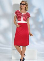 Jurk met decoratief lint 