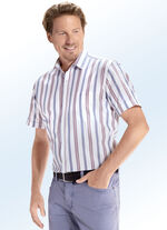 Gestreept overhemd met borstzak 