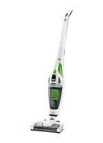 Oplaadbare steelstofzuiger 2-in-1 met knikscharnier GROEN-WIT