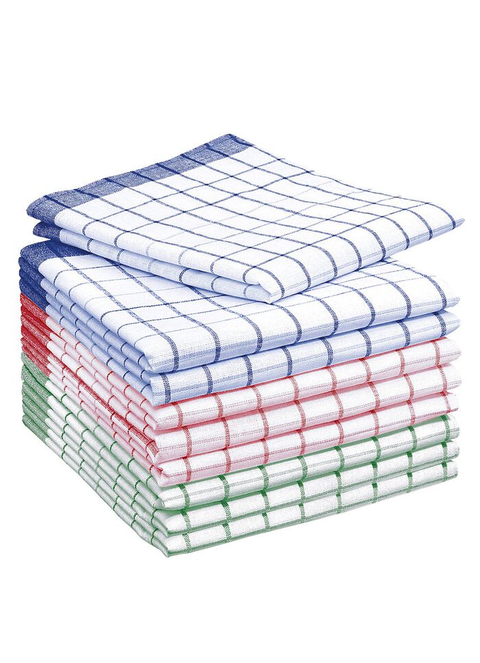 Theedoeken wasbaar tot 60 &deg;C, 9 stuks 