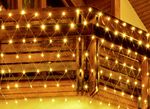 LED-lichtnetwerk met warm wit licht 
