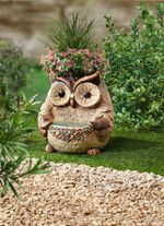 plantenpot "Uil" 