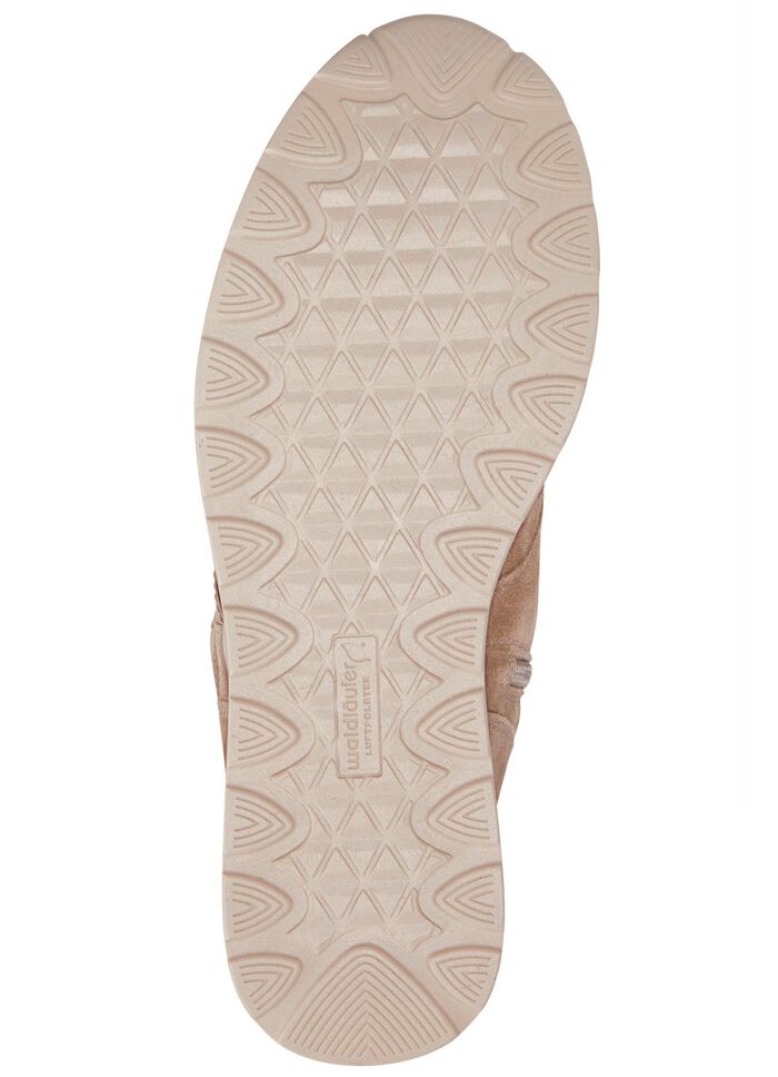 Waldl&auml;ufer veterlaarzen met ritssluiting aan de binnenkant TAUPE