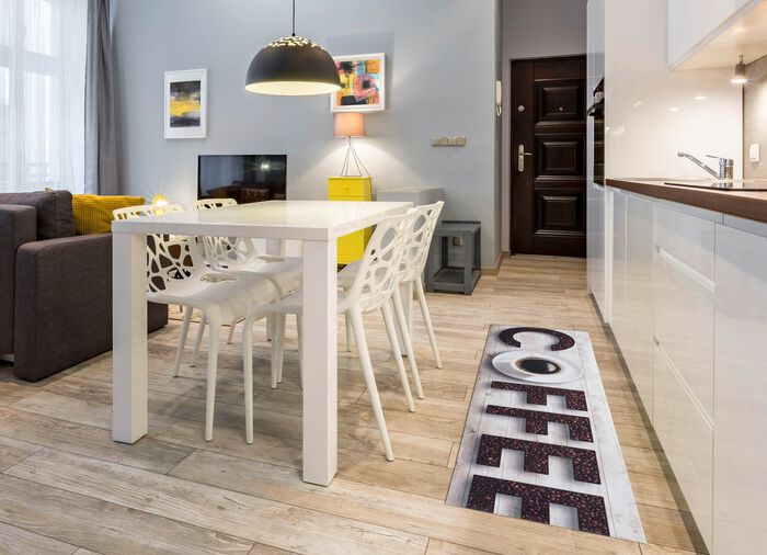 Onderhoudsvriendelijke en slijtvaste keukenloper 