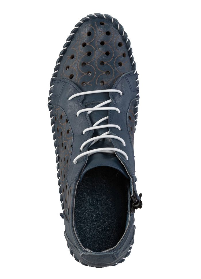 Gemini laarsje met gekreukelde structuur MARINE