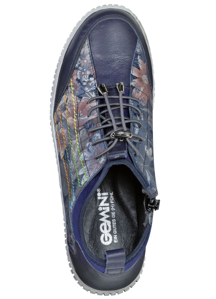 Gemini-laarsje met effectieve stiksels BLAUW-MULTICOLOR