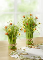 Lenteboeket in natuurlijke kleuren GROEN-ORANJE-GEEL