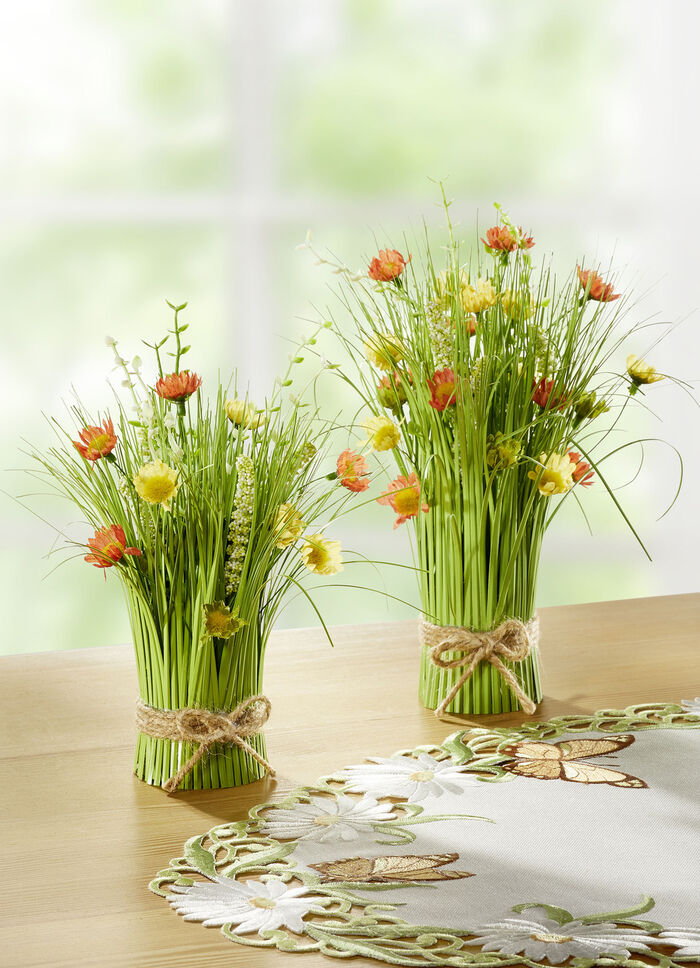 Lenteboeket in natuurlijke kleuren GROEN-ORANJE-GEEL