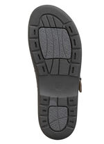 GINO GALANTE klomp van generfd nappaleer ZWART