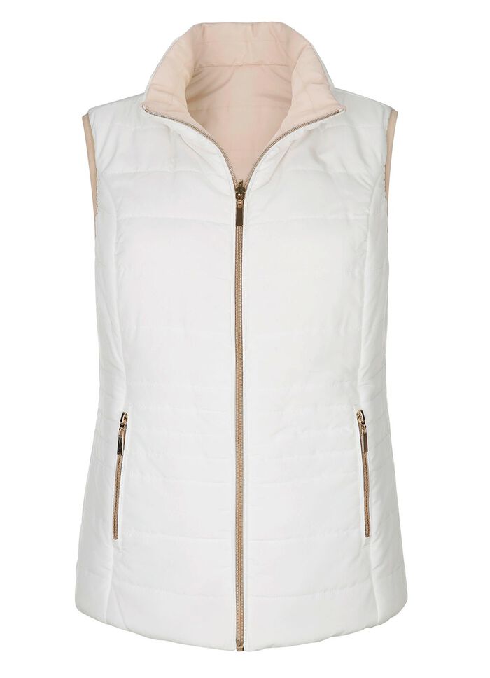 Omkeerbaar vest met zakken met ritssluiting 