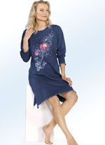 Nachthemd met ronde hals en lange mouwen MARIENE