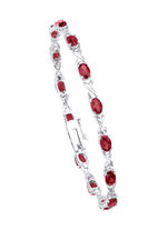 Armband met echte granaat