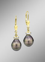 Oorbellen met Tahiti-cultuurparels 